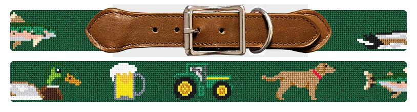Custom Needlepoint Dog Collar