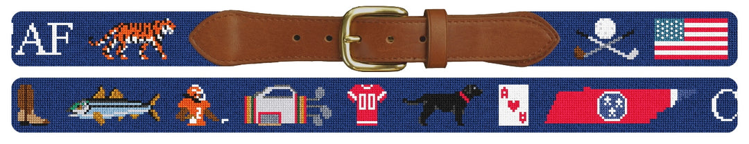 Custom Needlepoint Belt