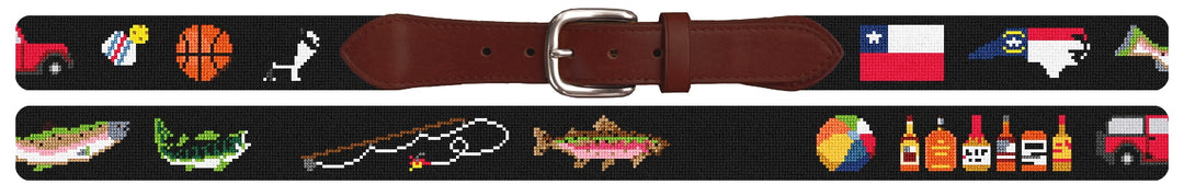 Custom Needlepoint Belt