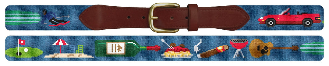 Custom Needlepoint Belt