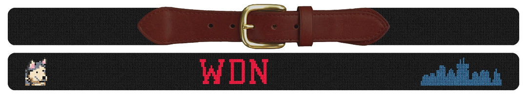 Custom Needlepoint Belt