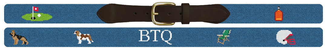 Custom Needlepoint Belt