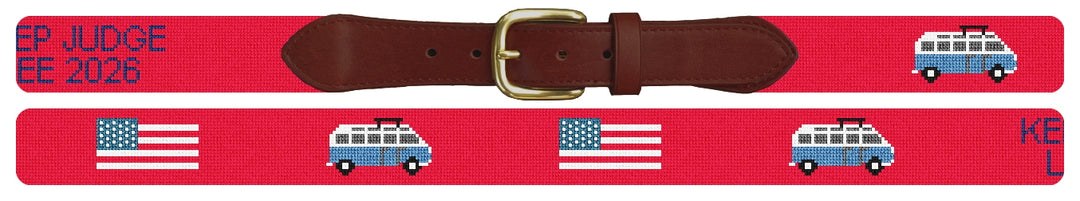 Custom Needlepoint Belt