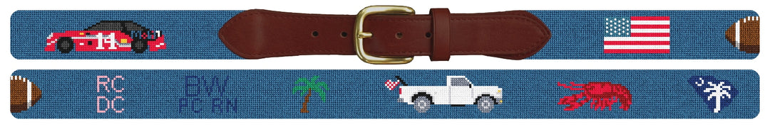 Custom Needlepoint Belt