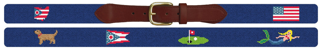 Custom Needlepoint Belt