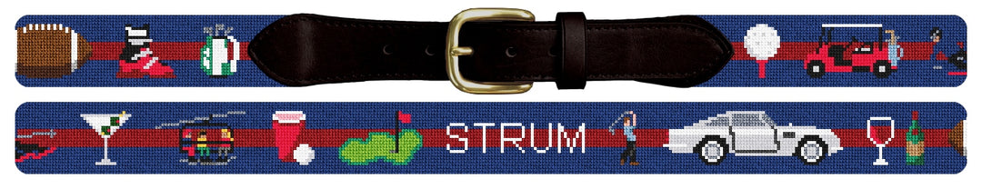 Custom Needlepoint Belt