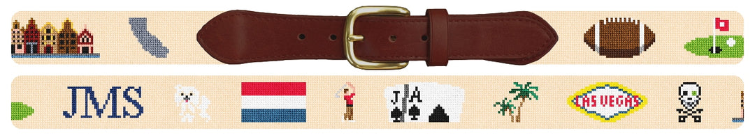 Custom Needlepoint Belt