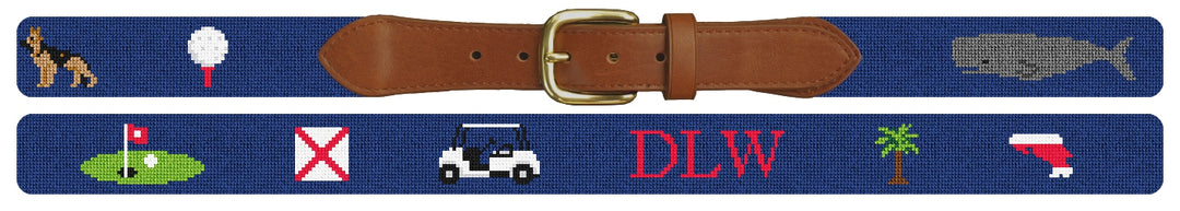 Custom Needlepoint Belt