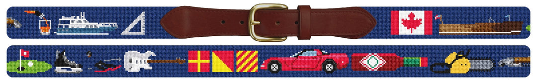 Custom Needlepoint Belt