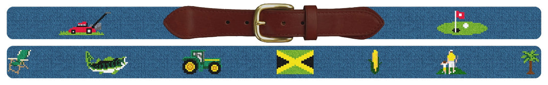 Custom Needlepoint Belt