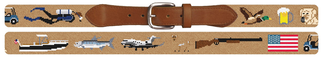 Custom Needlepoint Belt