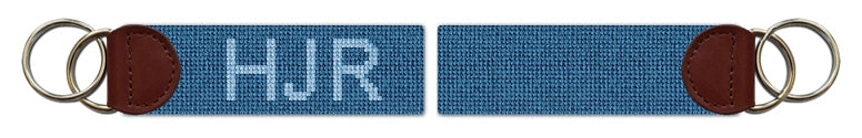 Custom Needlepoint Key Fob