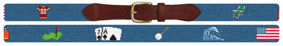 Custom Needlepoint Belt