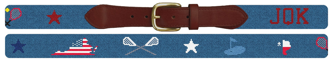 Custom Needlepoint Belt