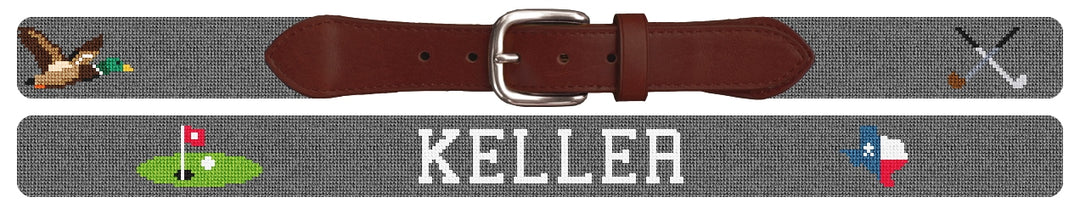 Custom Needlepoint Belt