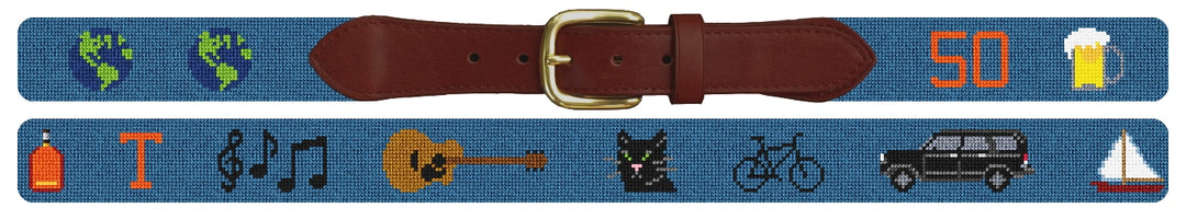 Custom Needlepoint Belt