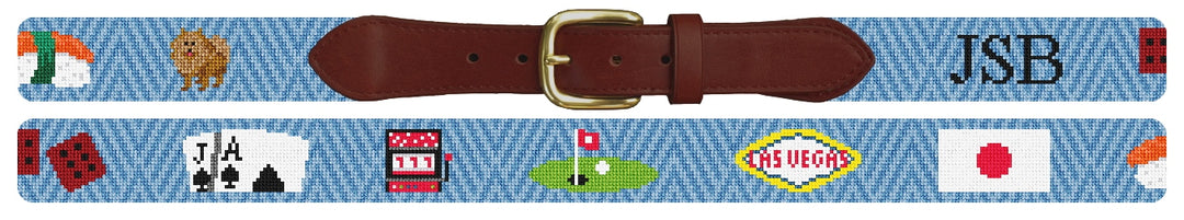 Custom Needlepoint Belt