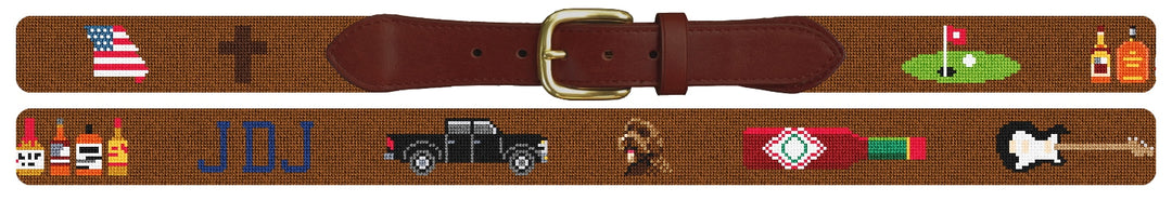 Custom Needlepoint Belt