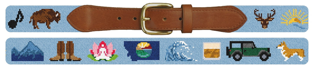 Custom Needlepoint Belt