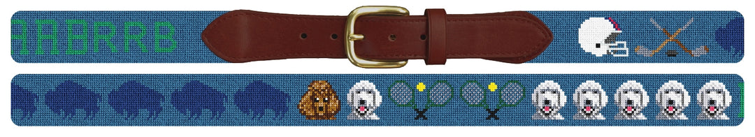 Custom Needlepoint Belt