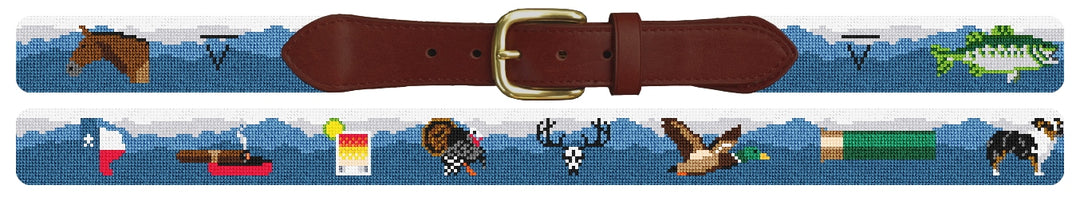 Custom Needlepoint Belt