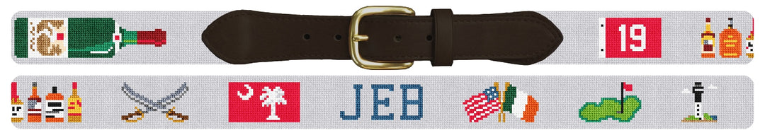 Custom Needlepoint Belt