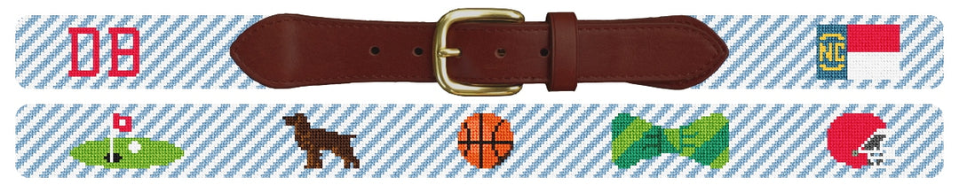 Custom Needlepoint Belt
