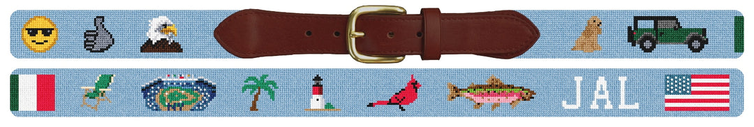 Custom Needlepoint Belt