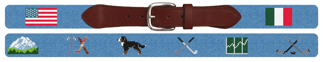 Custom Needlepoint Belt