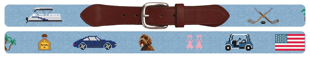 Custom Needlepoint Belt