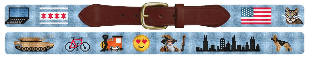 Custom Needlepoint Belt
