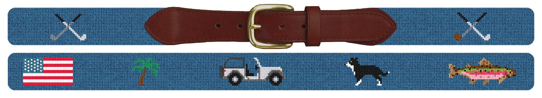 Custom Needlepoint Belt