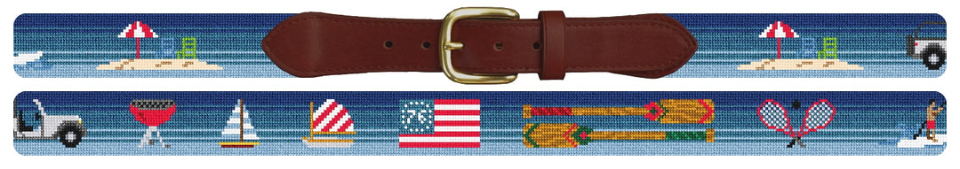 Custom Needlepoint Belt