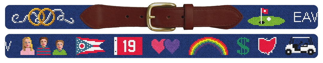 Custom Needlepoint Belt
