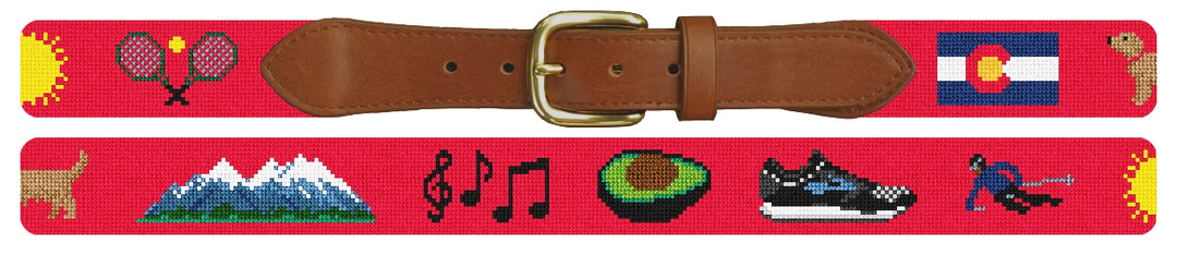 Custom Needlepoint Belt