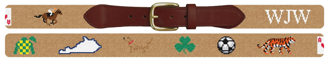 Custom Needlepoint Belt