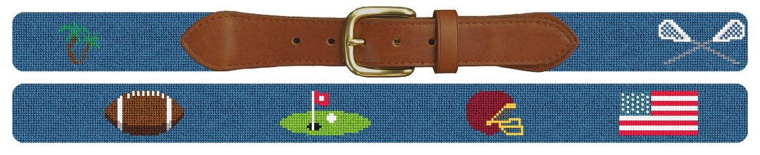 Custom Needlepoint Belt