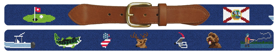 Custom Needlepoint Belt