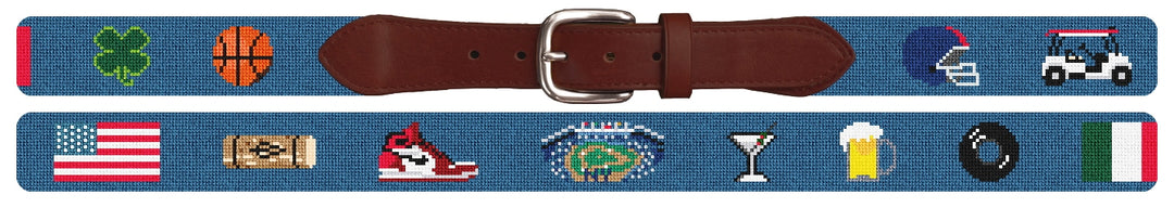 Custom Needlepoint Belt