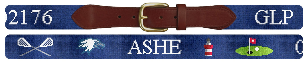 Custom Needlepoint Belt