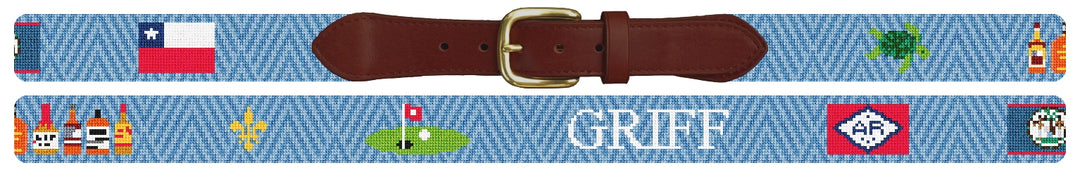 Custom Needlepoint Belt