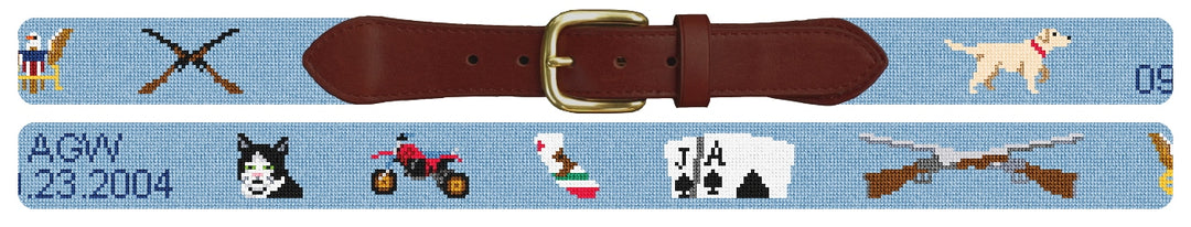 Custom Needlepoint Belt