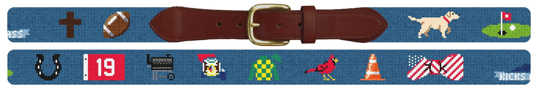 Custom Needlepoint Belt
