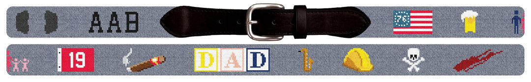 Custom Needlepoint Belt