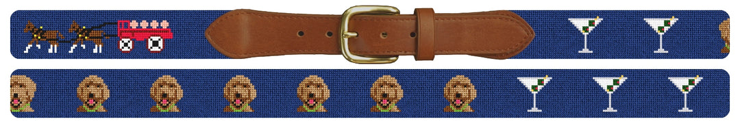 Custom Needlepoint Belt