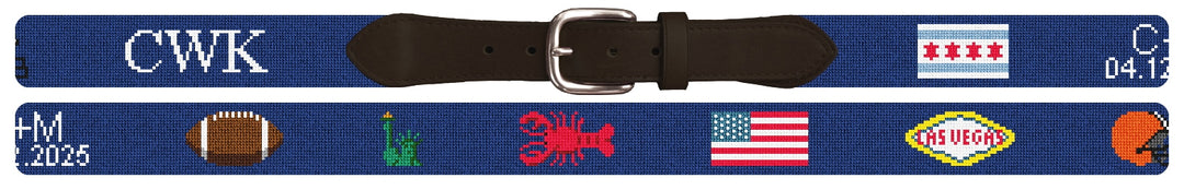 Custom Needlepoint Belt