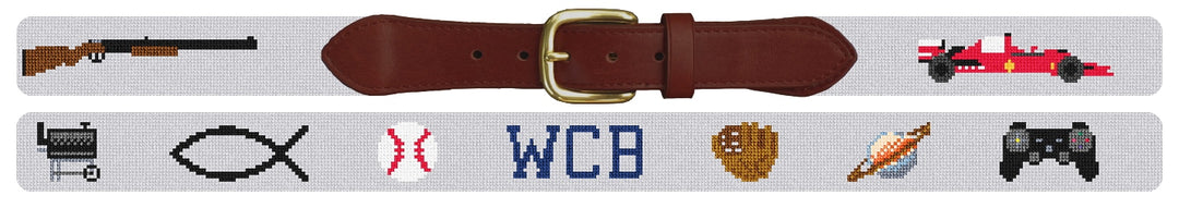 Custom Needlepoint Belt