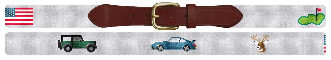 Custom Needlepoint Belt