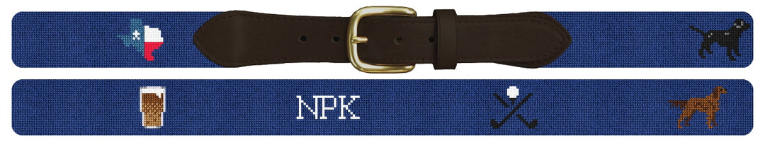 Custom Needlepoint Belt