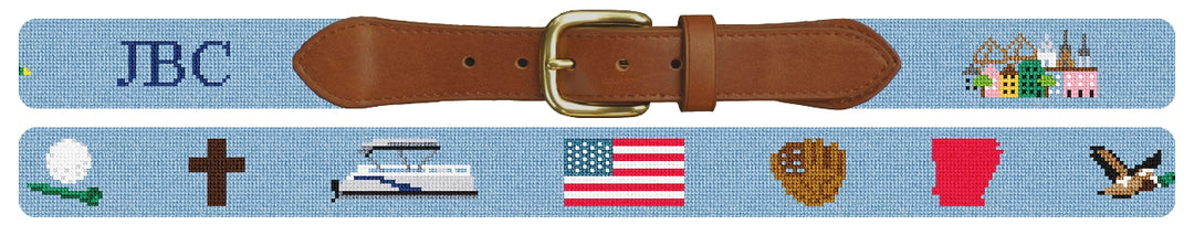 Custom Needlepoint Belt